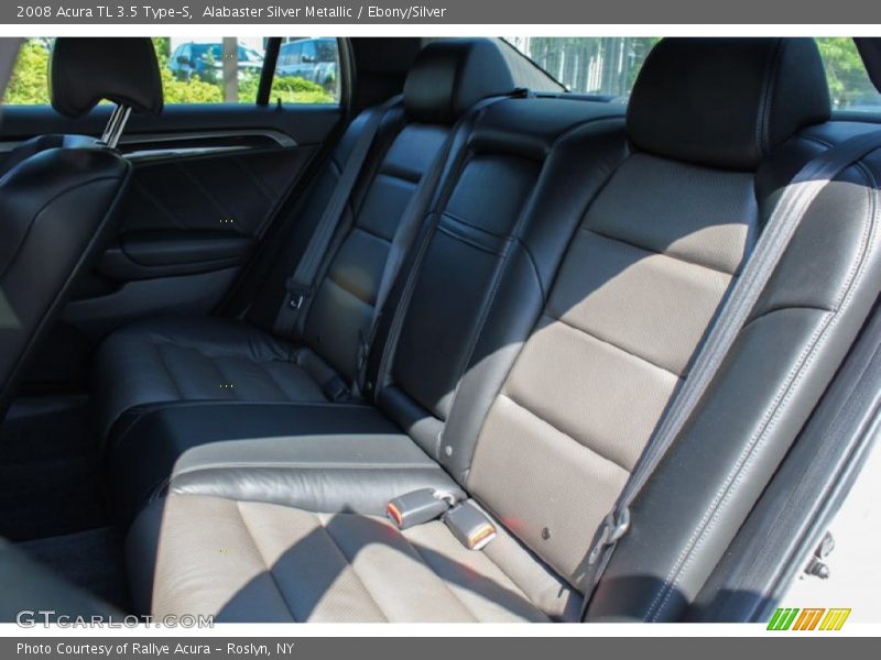 Alabaster Silver Metallic / Ebony/Silver 2008 Acura TL 3.5 Type-S