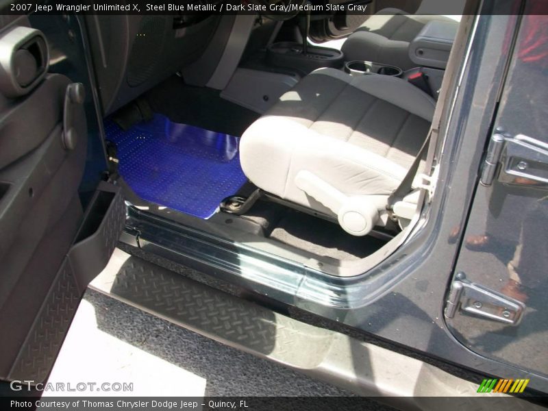 Steel Blue Metallic / Dark Slate Gray/Medium Slate Gray 2007 Jeep Wrangler Unlimited X