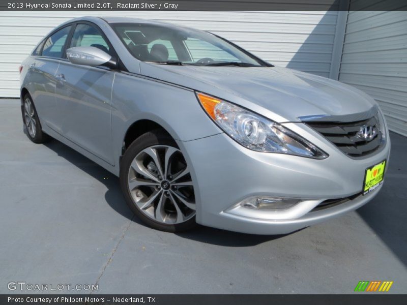 Radiant Silver / Gray 2013 Hyundai Sonata Limited 2.0T