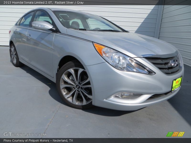 Radiant Silver / Gray 2013 Hyundai Sonata Limited 2.0T