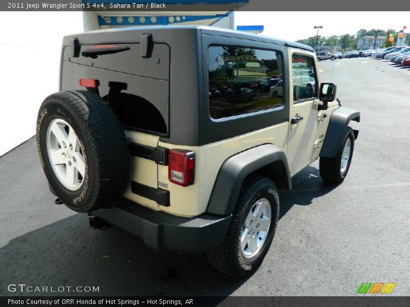 Sahara Tan / Black 2011 Jeep Wrangler Sport S 4x4