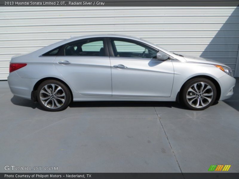 Radiant Silver / Gray 2013 Hyundai Sonata Limited 2.0T