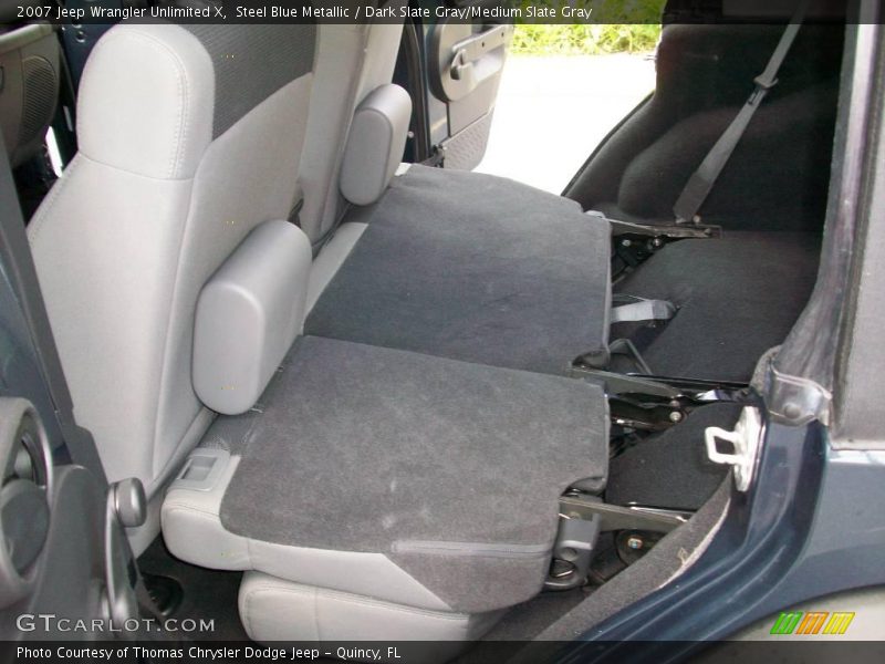 Steel Blue Metallic / Dark Slate Gray/Medium Slate Gray 2007 Jeep Wrangler Unlimited X