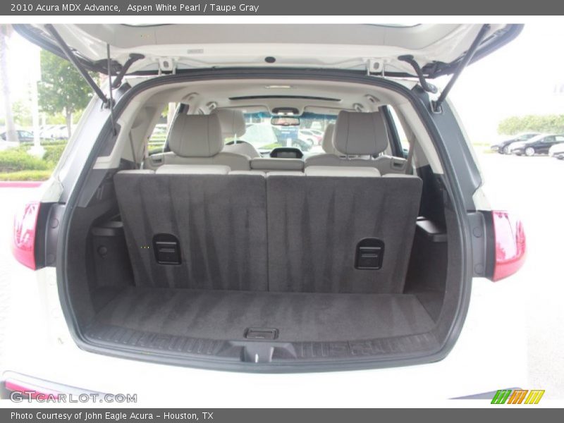 Aspen White Pearl / Taupe Gray 2010 Acura MDX Advance