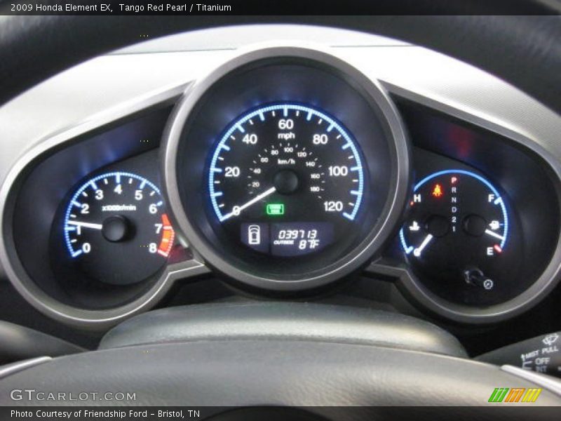 Tango Red Pearl / Titanium 2009 Honda Element EX