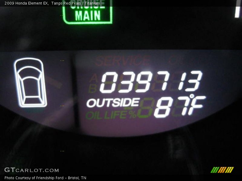 Tango Red Pearl / Titanium 2009 Honda Element EX