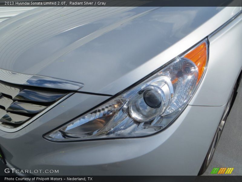 Radiant Silver / Gray 2013 Hyundai Sonata Limited 2.0T
