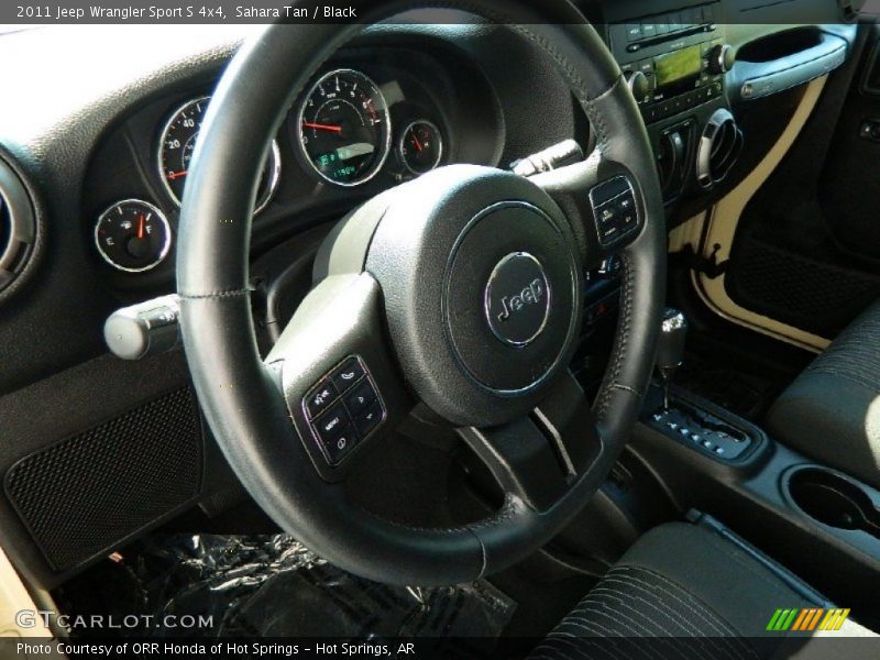 Sahara Tan / Black 2011 Jeep Wrangler Sport S 4x4