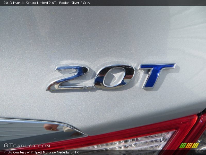 Radiant Silver / Gray 2013 Hyundai Sonata Limited 2.0T