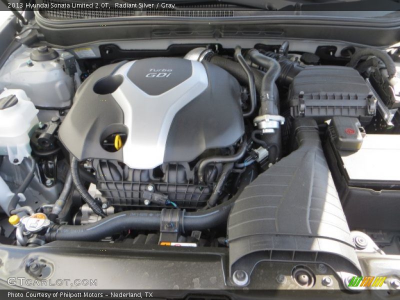 Radiant Silver / Gray 2013 Hyundai Sonata Limited 2.0T