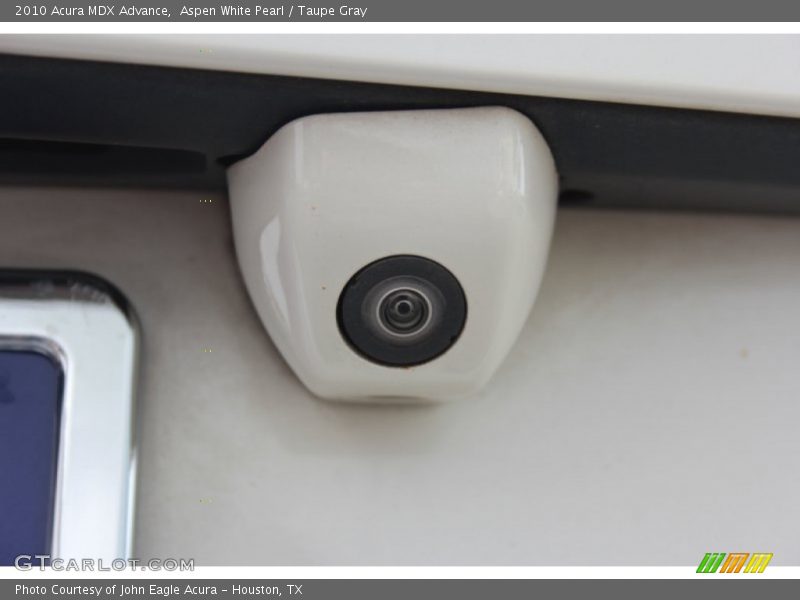 Aspen White Pearl / Taupe Gray 2010 Acura MDX Advance