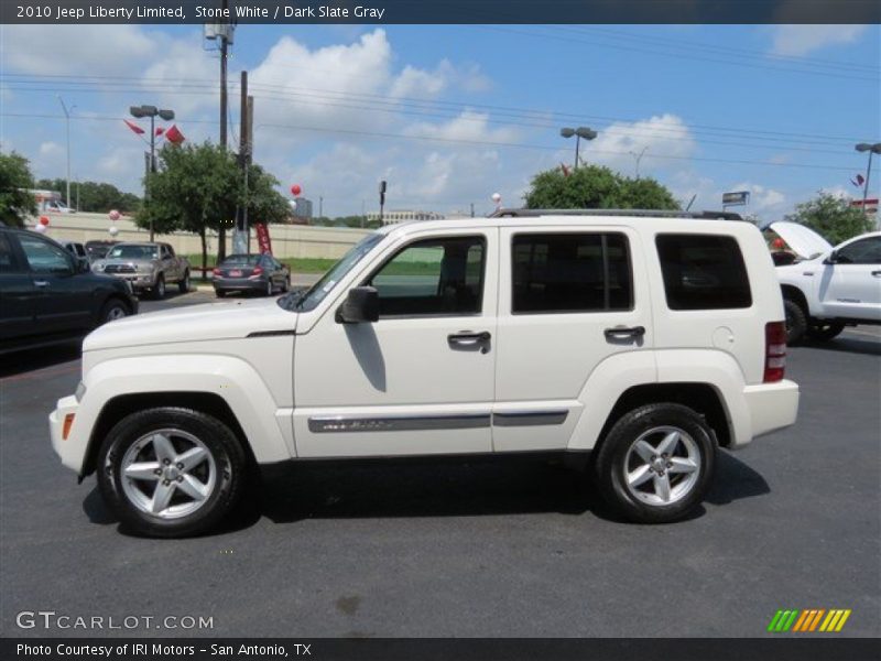 Stone White / Dark Slate Gray 2010 Jeep Liberty Limited