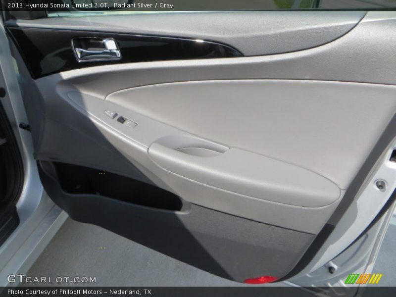 Radiant Silver / Gray 2013 Hyundai Sonata Limited 2.0T