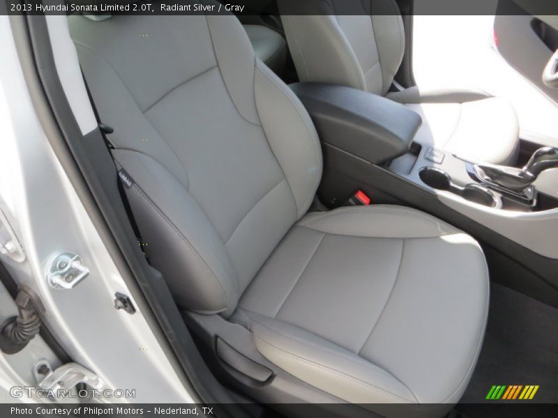 Radiant Silver / Gray 2013 Hyundai Sonata Limited 2.0T