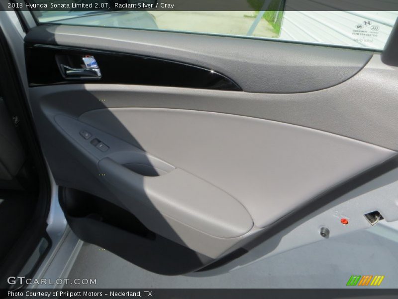 Radiant Silver / Gray 2013 Hyundai Sonata Limited 2.0T