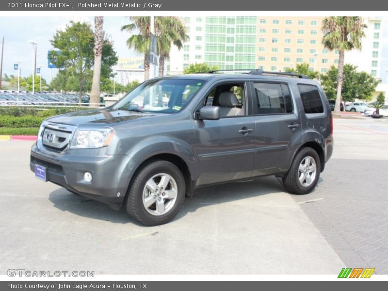 Polished Metal Metallic / Gray 2011 Honda Pilot EX-L