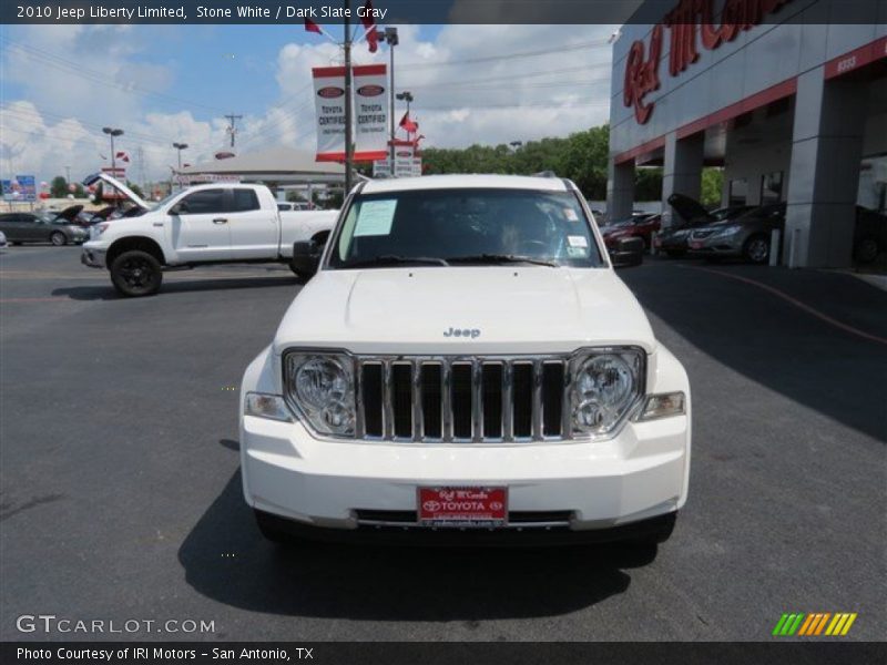 Stone White / Dark Slate Gray 2010 Jeep Liberty Limited