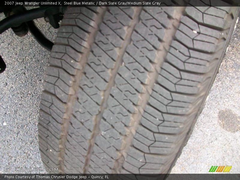 Steel Blue Metallic / Dark Slate Gray/Medium Slate Gray 2007 Jeep Wrangler Unlimited X