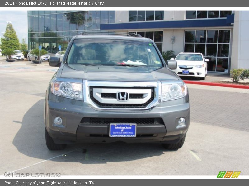 Polished Metal Metallic / Gray 2011 Honda Pilot EX-L