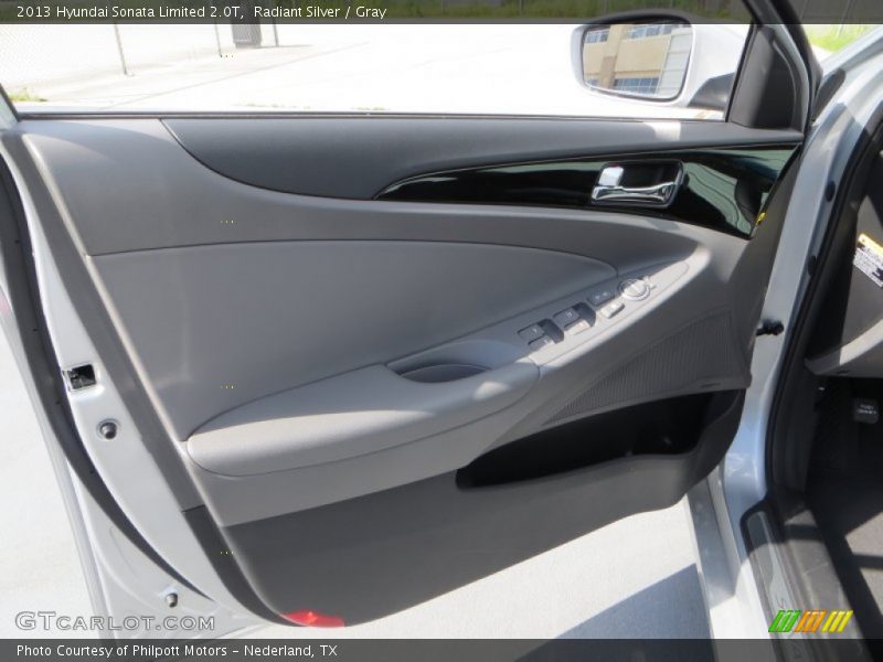 Radiant Silver / Gray 2013 Hyundai Sonata Limited 2.0T