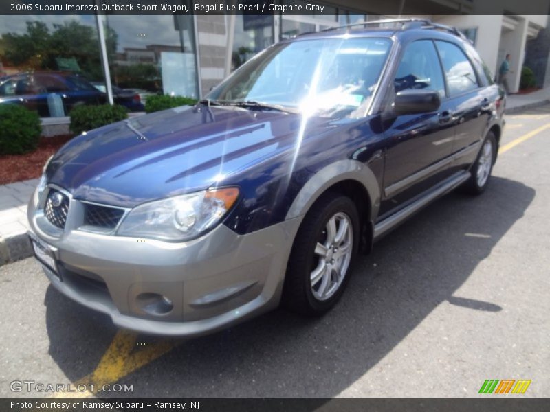 Regal Blue Pearl / Graphite Gray 2006 Subaru Impreza Outback Sport Wagon