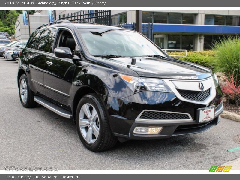Crystal Black Pearl / Ebony 2010 Acura MDX Technology