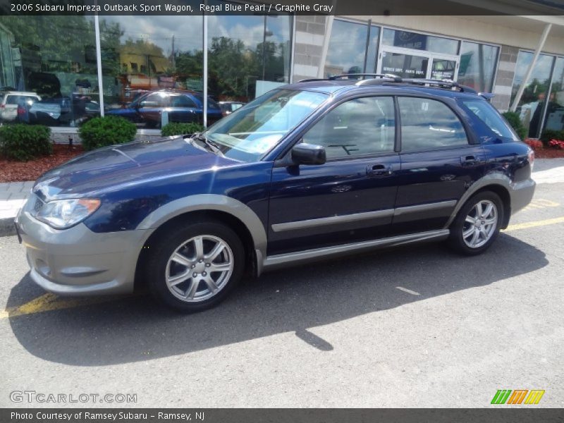Regal Blue Pearl / Graphite Gray 2006 Subaru Impreza Outback Sport Wagon