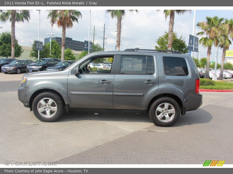 Polished Metal Metallic / Gray 2011 Honda Pilot EX-L