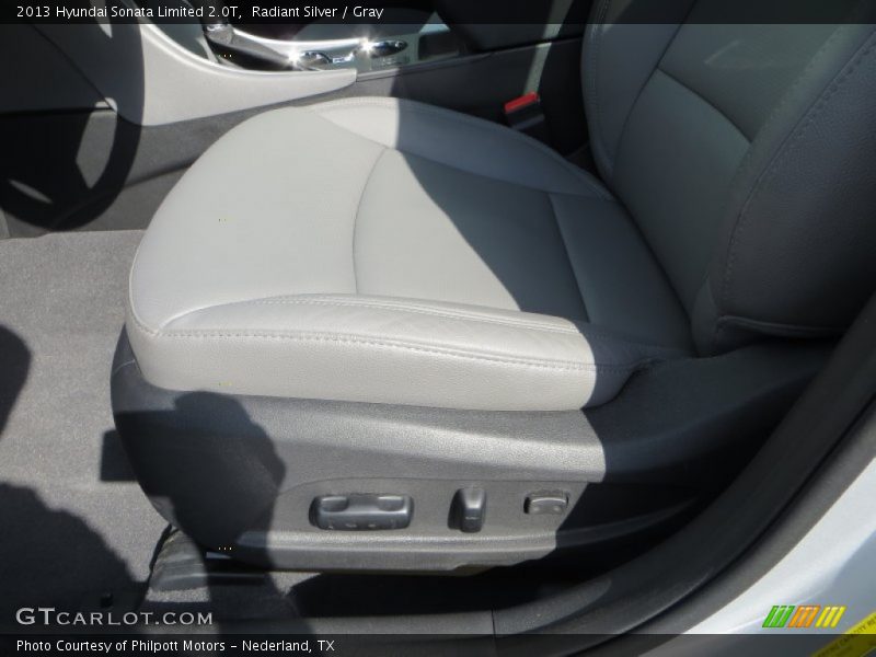 Radiant Silver / Gray 2013 Hyundai Sonata Limited 2.0T