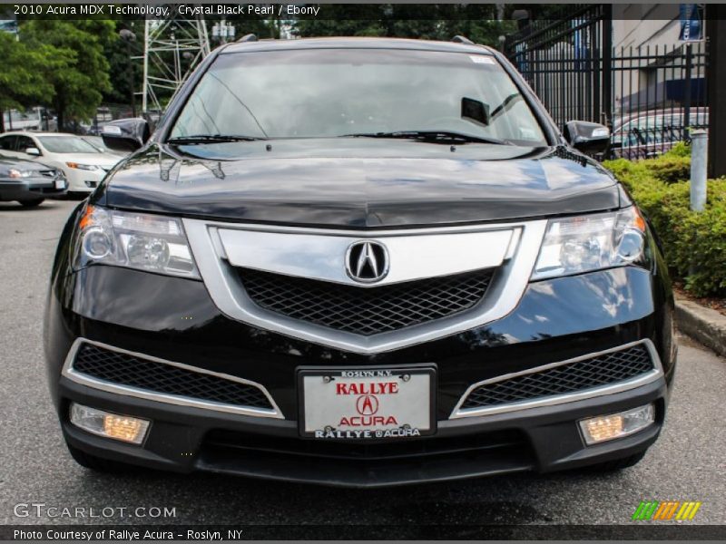 Crystal Black Pearl / Ebony 2010 Acura MDX Technology