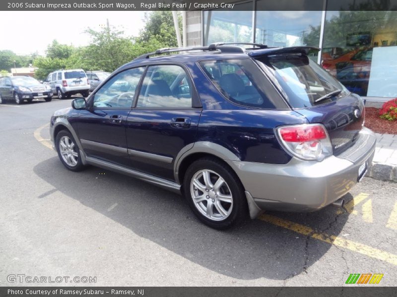 Regal Blue Pearl / Graphite Gray 2006 Subaru Impreza Outback Sport Wagon