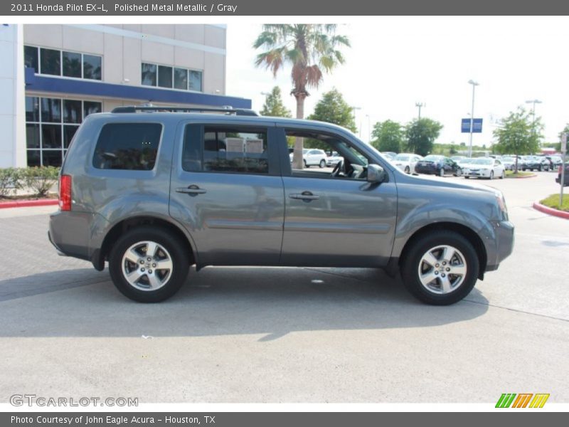 Polished Metal Metallic / Gray 2011 Honda Pilot EX-L