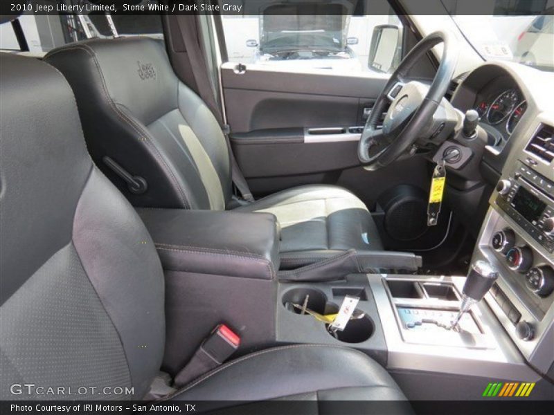 Stone White / Dark Slate Gray 2010 Jeep Liberty Limited