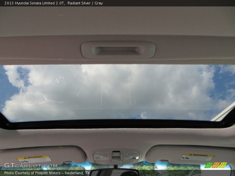 Radiant Silver / Gray 2013 Hyundai Sonata Limited 2.0T