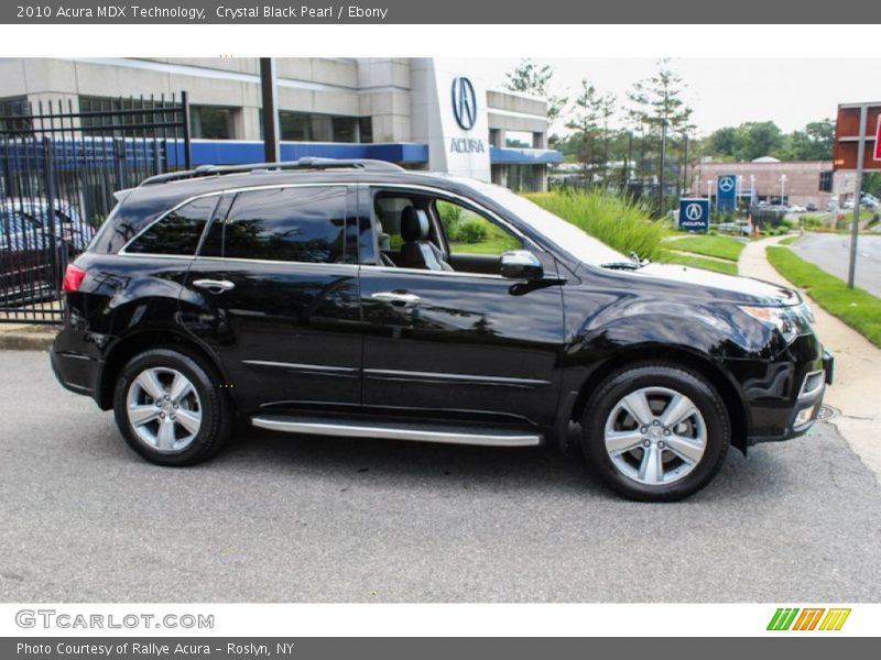 Crystal Black Pearl / Ebony 2010 Acura MDX Technology