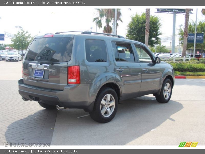 Polished Metal Metallic / Gray 2011 Honda Pilot EX-L