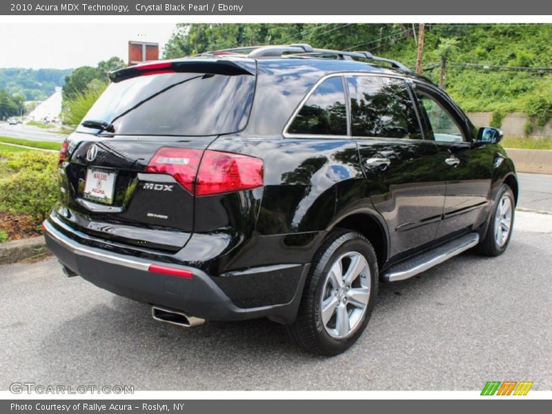 Crystal Black Pearl / Ebony 2010 Acura MDX Technology