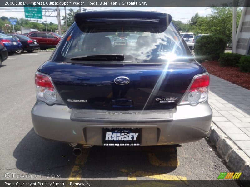 Regal Blue Pearl / Graphite Gray 2006 Subaru Impreza Outback Sport Wagon