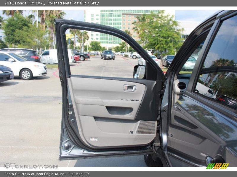 Polished Metal Metallic / Gray 2011 Honda Pilot EX-L