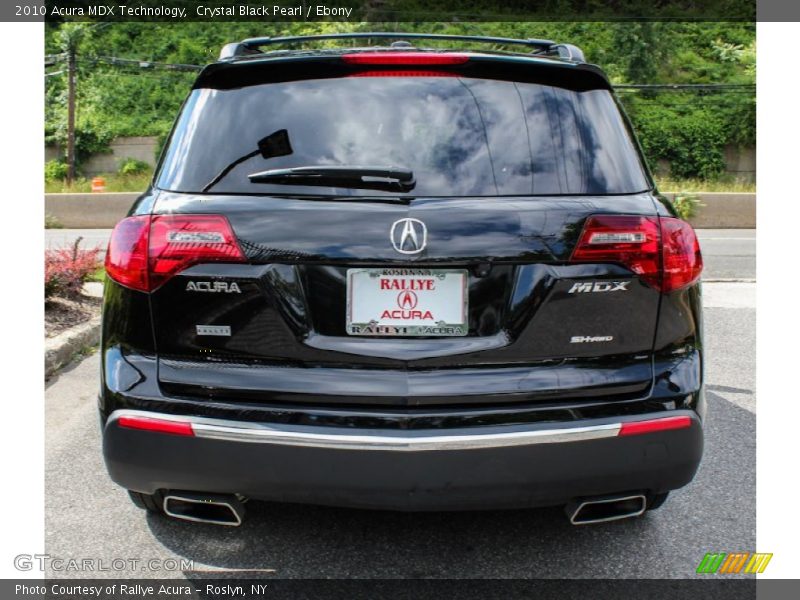Crystal Black Pearl / Ebony 2010 Acura MDX Technology