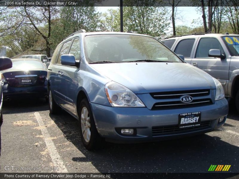 Glacier Blue / Gray 2006 Kia Sedona EX