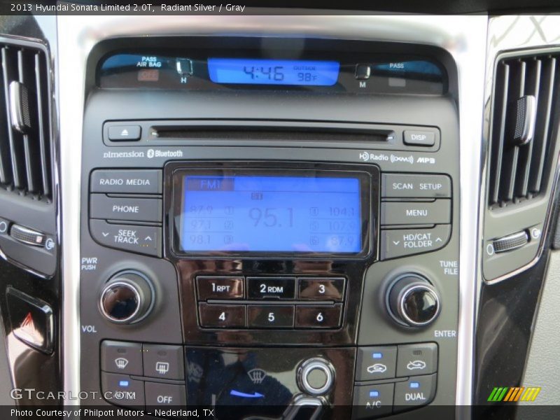 Radiant Silver / Gray 2013 Hyundai Sonata Limited 2.0T