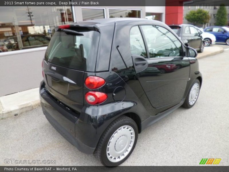Deep Black / Plain Black 2013 Smart fortwo pure coupe