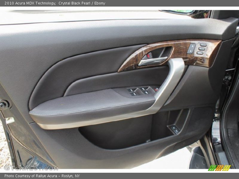 Crystal Black Pearl / Ebony 2010 Acura MDX Technology