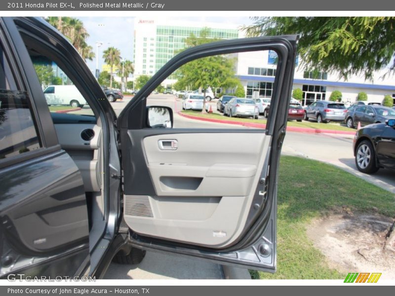 Polished Metal Metallic / Gray 2011 Honda Pilot EX-L