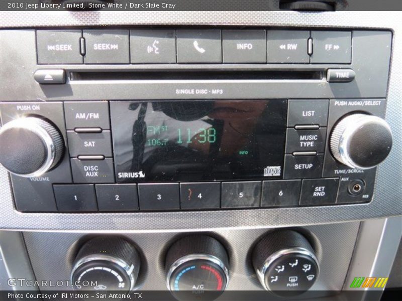 Stone White / Dark Slate Gray 2010 Jeep Liberty Limited