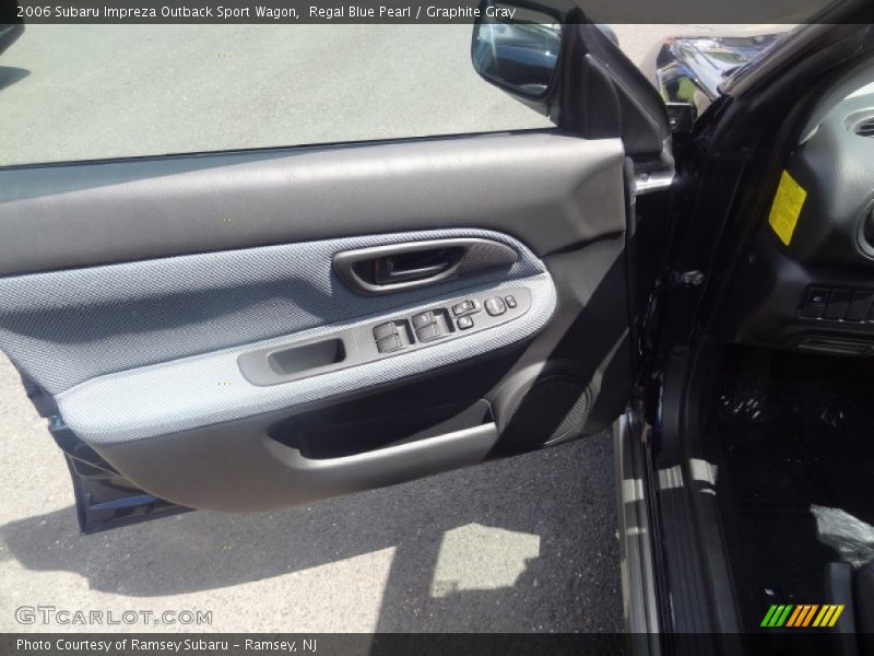 Regal Blue Pearl / Graphite Gray 2006 Subaru Impreza Outback Sport Wagon