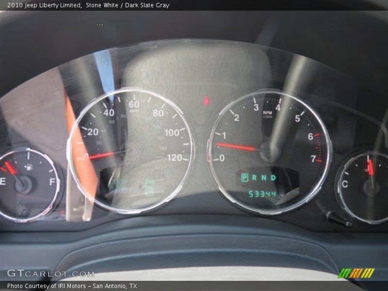 Stone White / Dark Slate Gray 2010 Jeep Liberty Limited