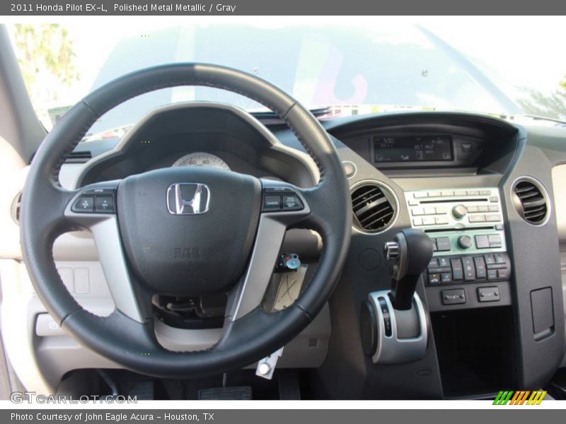 Polished Metal Metallic / Gray 2011 Honda Pilot EX-L