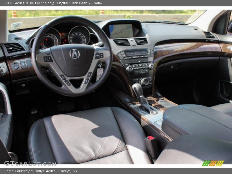 Crystal Black Pearl / Ebony 2010 Acura MDX Technology
